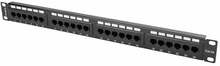 Patch panel Lanberg PPU5-1024-B, must, 24 porti