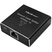 Jagaja Qoltec 52249, mini SWITCH 1x2 port RJ45 1000Mbps