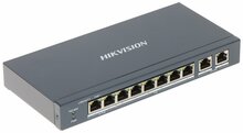 Võrgulüliti Hikvision DS-3E1310HP-EI 8 pordiga, PoE