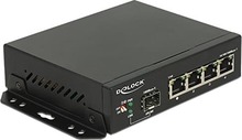 Võrgulüliti Delock 87704, Gigabit 4 Port + 1 SFP