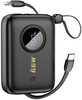 Akupank Dudao K14 10000 mAh, USB-C ja Lightning, must
