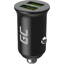 Autolaadija USB Green Cell GC CADM-GC-36AA, 36 W, must