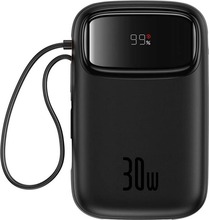 Akupank Baseus QPow 2 10000 mAh, 30 W, must