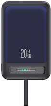 Varutoiteallikas USAMS XM Series CD219, 10000 mAh, magnetiline juhtmevaba, must