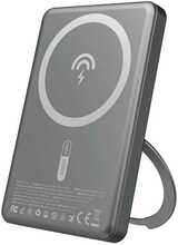 Varutoiteallikas Dudao K28S 5000 mAh, 20 W, MagSafe ja alusega, hall