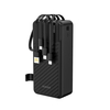 Varutoiteallikas Dudao K11 Max 30000 mAh, sisseehitatud kaablitega, must