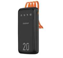 Varutoiteallikas Dudao K6Pro+ 20000 mAh, USB-C, micro USB, Lightning, must