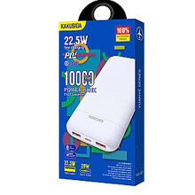 Akupank Kakusiga KSC-887 10000 mAh, 22.5 W, valge