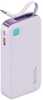 Akupank Usams US-CD224, 10000 mAh, 20 W, lilla