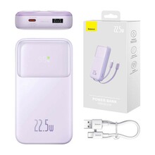Akupank Baseus Comet 10000 mAh, 22.5 W, lilla