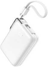 Akupank Joyroom JR-PBF27 Pro 10000 mAh, 30 W, USB-C ja kahepoolne USB-C to Lightning kaabel, valge