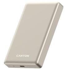 Akupank Canyon OnPower 510 Slim Magsafe, 10000 mAh, 20 W, beež