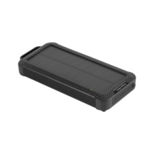 Akupank Kruger & Matz 10000 mAh Li-pol, päikesepatareiga, hall
