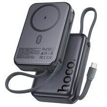 Väline aku Hoco Q44A 20000 mAh, 45 W, Magnetic, must