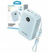 Akupank Vention 20000 mAh, 22.5 W, 2x USB-C, 1x USB-A, sinine