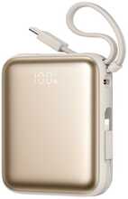 Akupank Joyroom JR-PBF27 10000 mAh, 22.5 W, kahe integreeritud kaabliga, kuldne
