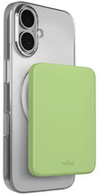 Akupank Puro Ultra-Thin MagSafe USB-C Compatible Power Bank 4200 mAh, roheline