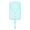 Akupank Baseus Magnetic Mini 10000 mAh, 30 W, sinine