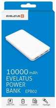 Väline aku Evelatus EPB02 10000 mAh, valge