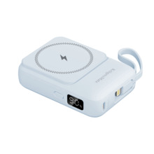 Akupank Kruger&Matz 10000 mAh Mag Safe, sinise kaabliga