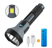 Laetav taskulamp ENTAC, 3W+3W, COB, IP54