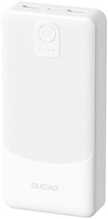 Akupank Dudao K10Pro 20000 mAh, 2.4 A, valge