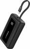 Akupank Anker A1689H11, 20000 mAh, 30 W, must, integreeritud USB-C kaabliga