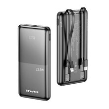 Akupank Awei P76K 10000 mAh, 22.5 W, must