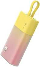 Akupank Baseus Popsicle 5200 mAh, 20 W, kollane-roosa