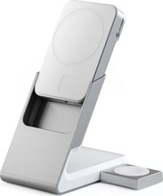 Magnetlaadija ja akupank Alogic Matrix+ 3-in-1, valge