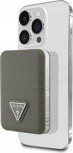 Akupank Guess Grained Triangle AE5B4 5000 mAh, 15 W, USB-C, MagSafe, pruun