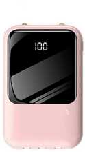 Väline aku Reach RR-H726 10000 mAh, 10 W, roosa