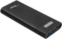 Akupank Akyga AK-BC-04 20000 mAh, 2x USB, 1x Type-C QC3.0 18W, must
