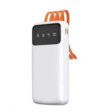 Akupank Dudao K6Pro 10000 mAh, USB-C, Lightning, valge