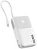 Akupank Alogic Tandem+ 20000 mAh, USB-C ja Lightning, valge