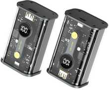 Akupank Wekome WP-333 Vanguard 10000 mAh, must/läbipaistev