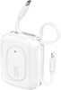 Akupank Dudao K32 10000 mAh, 22.5 W, integreeritud USB-C / Lightning kaabel, valge