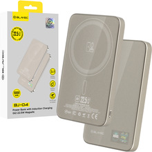 Väline aku Blavec Power Bank BJ-04 5000 mAh, 22.5 W, Type C, magnetiline Magsafe, kuldne
