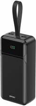 Akupank Bwoo BO-P66 30000 mAh, 65 W, 2x USB-A, 1x USB-C, LCD ekraan, must