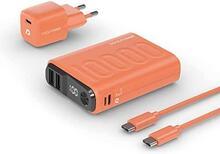 Akupank RealPower PB-10000 10000 mAh, 22.5 W, oranž
