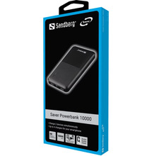 Akupank Sandberg Saver Powerbank 10000 mAh, must