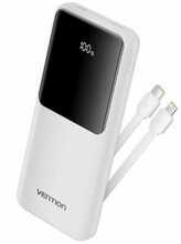 Akupank Vention FHOW0 10000 mAh, 22.5 W, valge