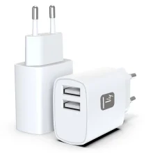 Laadija Techly IPW-USB-12W2A, 12 W, 2×USB-A, valge