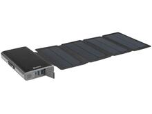 Akupank Sandberg Solar 4-Panel Powerbank 25000 mAh, must
