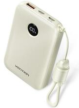 Akupank Vention FKAN0-C 10000 mAh, 22.5 W, kreemjas