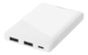 Akupank Deltaco PB-A1000 5000 mAh, valge