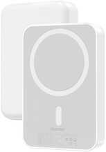 Akupank Dudao K26 10000 mAh, 20 W, USB-A, USB-C, MagSafe, valge
