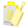 Akupank Baseus Magnetic Mini 10000 mAh, 20 W, kollane