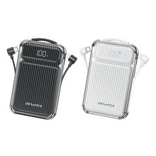 Akupank AWEI PowerBank P89K 10000 mAh, 38.5 W, must