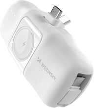 Akupank Wozinsky WF16-YCS 5000 mAh, 15 W, valge